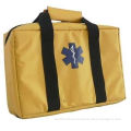 Nylon / 420d Smooth Yellow Emergency Travel First Aid Kit Bags For Vehicle